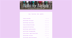 Desktop Screenshot of nailsfornickels.com